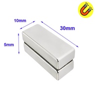 Rectangular magnet size 30x10x5mm N35