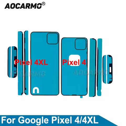 Aocarmo For Google Pixel 4 4xl XL 5 LCD Screen Adhesive Tape Back Cover Frame Sticker Glue Replaceme