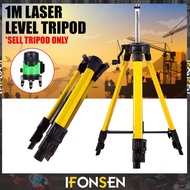 IFONSEN 1.2M Laser Level Stand Laser Machine Stand Adj Aluminium Laser Level Tripod Stand Kaki Mesin