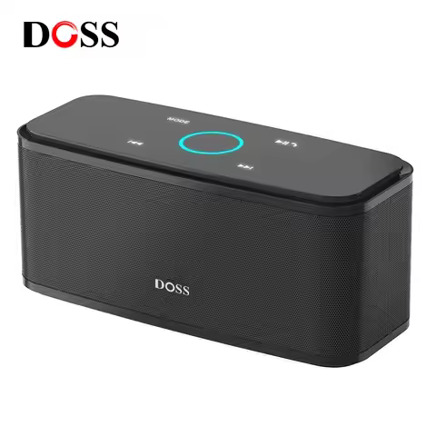 DOSS Wireless Bluetooth Speaker SoundBox BT 5.0 Touch Control Portable Music Sound Box 12W Stereo So