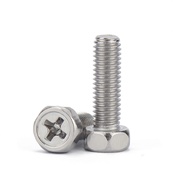 304 Stainless Steel Phillips Hole Outer Hexagon Screw Bolt Hexagon Screw M1.6M2M3M4M5