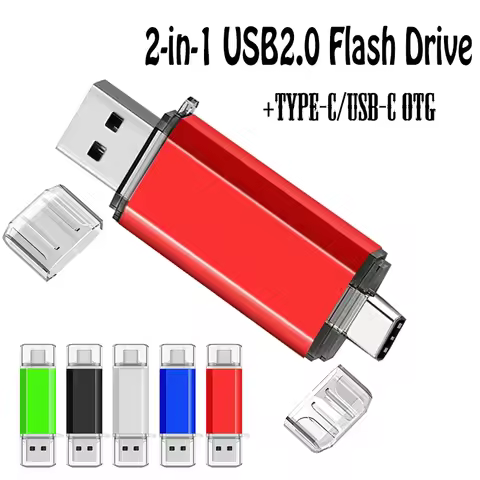 USB C Thumb Drive 64GB, USB2.0 to USB Type-c Flash Drive High-Speed Transmission Memory Stick for Ma