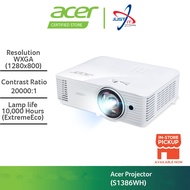 ACER S1386WH PROJECTOR (WXGA / 1280x800 / 3600LUMENS / VGA + HD MI)