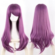 Rize Kamishiro Cosplay Wig Tokyo Ghoul Cosplay Long Wavy Purple Mixed Heat Resistant Synthetic Hair