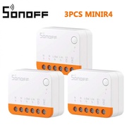 FHJIK 1/3/5ชิ้นสวิตช์ SONOFF R4 / R3 / R2 MINI Wifi Switch Mini Extreme โมดูลสมาร์ทโฮมเสียง EXA Goog