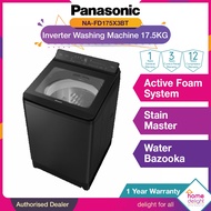 Panasonic Washing Machine 17.5KG TD Inverter Stain Master NA-FD175X3 NA-FD175X3BT