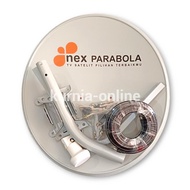 Parabola mini odu paket 45cm lengkap kabel lnb tanpa receiver 1koli