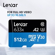 Lexar 95mb/s 633x Micro sd card 512GB 64GB 128GB 256GB Memory Card Reader Uhs-1 For Drone Gopro Dji Sport Camcorder