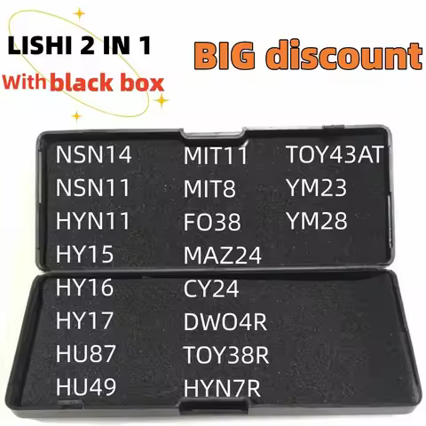 lishi 2 in 1 tool NSN14 NSN11 HYN11 HY15 HY16 HY17 HU87 HU49 MIT11 MIT8 MAZ24 CY24 DWO4R TOY38R HYN7