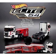 Hot Wheels Elite 64 Freightliner Scania 770 S Car Carrier