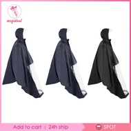 [MEGIDEAL] Wheelchair Raincoat Waterproof Poncho with Hood Protection Cape Lightweight for Elderly A