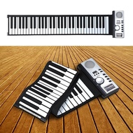 Portable 61 Thickening Keys MIDI Soft Keyboard Piano Flexible Electronic Roll Up Piano High Quality