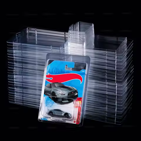 10Pcs plastic Hotwheels Protector For C4982 Ordinary Wheels Automobile Fleet Series Board