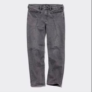 GU x UNDERCOVER SLIM DAMAGE JEANS 351032  黑色