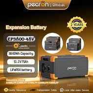 PECRON EP3800-48V Expansion Battery 3840Wh for E1500LFP/ E3600LFP/ E1000LFP/ E2400LFP/ F3000LFP Port