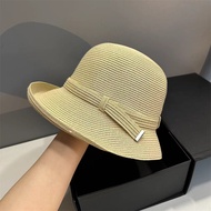 Elegant Straw Hat 3PCS SET Style Beach Hat Short Brim Sun Hat Basin Hat UV proof Hat Spring Summer Cycling Travel