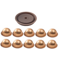 【i Cafilas】[NVCOC] (ไม่รวมผงกาแฟ) เปลือกแคปซูลกาแฟที่นำกลับมาใช้ใหม่ได้สำหรับ Nespresso Vertuo Next