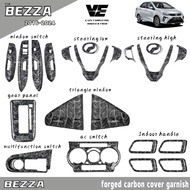 Vemart perodua bezza forged carbon interior car accessories BEZZA new 2023
