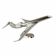 Gulfstream G700 Private Jet Chrome Edition 1/150 Diecast display model