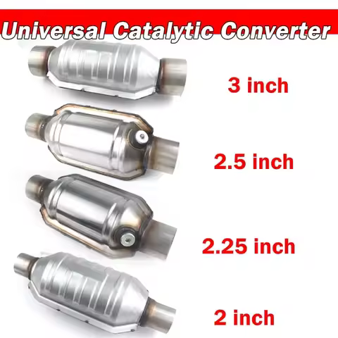 Universal Catalytic Converter 2'' 2.25'' 2.5'' 3" 400 Cells High Flow Muffler Catalyst Converter Eur