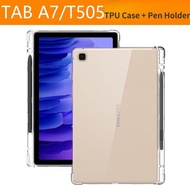 กรณี TPU สำหรับ Samsung Galaxy Tab A A7 A8 T500 T505 T220 T290 X200 TPU แท็บเล็ตแท็บ S6 Lite S7 FE S7 + S8 + S8 T860 T870 T970 Anti-Crack Jelly ป้องกัน + ปากกา
