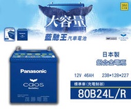 【茂勝電池】國際牌 80B24L 80B24R Panasonic 日本製 銀合金 日規電池 汽車電池 免加水