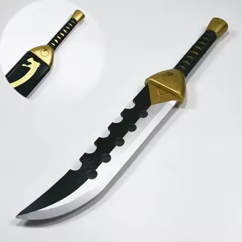 Cosplay 55cm Seven Deadly Sins Meliodas Demon Sword knife Lostvayne wooden sword Costume Fancy Dress