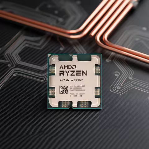 AMD Ryzen 5 7500F CPU R5 7500F 3.7GHz 5NM L3=32M 100-000001015 Socket AM5 New but no fan