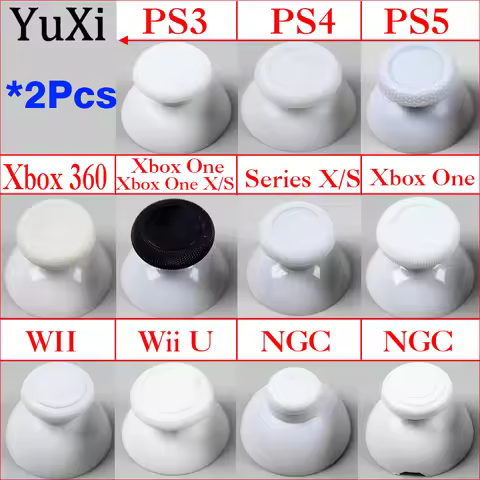 2Pcs 3D Analog Thumbstick Cap For Xbox One Series X S 360 Joystick Grip Cap Button Cover For PS5 PS4