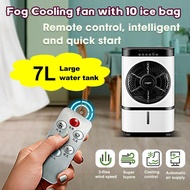 7L Mini Portable Air Conditioner Water Tank Mute Air Humidifier Cooler Timer Remote Control Cooling