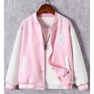 Varsity Bomber Baseball Jacket for Responsible Children Girls Boys Boys Free Initials Name Request C