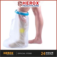 HEROX Waterproof Leg Cover for Shower Cast and Bandage Protector for Bathing Watertight Protection H