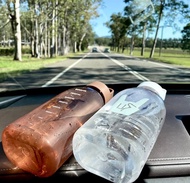 熱賣亮透色1000ml手提大容量水壺 WEMUG原創防漏 運動隨身瓶