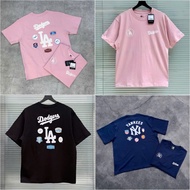 [GENUINE] New Era LA DODGERS T-shirt with PINK EMBROIDERY 16668987- Genuine New Era Shirt with Full 