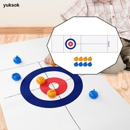 yuksok Tabletop Curling Game Sliding Bead Game Stable Sliding 8x Curling Pucks