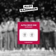 ALD1 ALPHADRIVEONE EARRINGS (handmade)