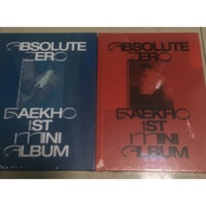 [PLNSN BAEKHO 1st Mini Album- Absolute Zero] -1.5KG