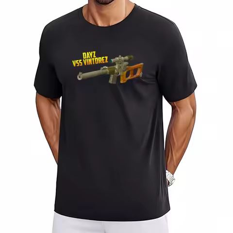 Russian Soviet VSS Vintorez Special Sniper Rifle T-Shirt 100% Cotton O-Neck Short Sleeve Summer Casu