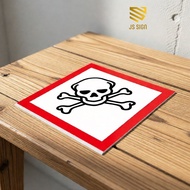 SAFETYSIGN K3 SYMBOL MATERIAL B3 - ELECTRICAL MATERIAL + 3MM PLATE