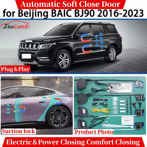ZhuCamX for Beijing BAIC BJ90 2016-2023 Car Automatic Soft Close Door Electric Power Comfort Closing