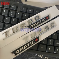 2024 NEW Car Styling Turbo Supercharge Fender Badge Sticker 2016-2019 Font Flat Letters Emblem for M