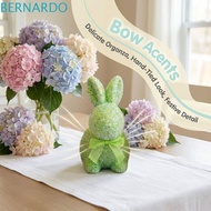 BERNARDO Easter Bunny Ornament, Simulation Bunny Colorful Rabbit Easter Figurine, Easter Festival Ha