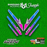 HONDA WIN STRIPING 37 MOTIF/ MODFKU BANDUNG/ WIN 100 STICKER/ WIN 100 VARIATION STICKER/