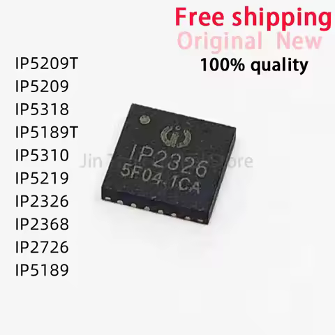 5Pcs IP2326 IP5310 IP5219 IP2368 IP2726 IP5189 IP5189T IP5318 IP5209 IP5209T QFN IC