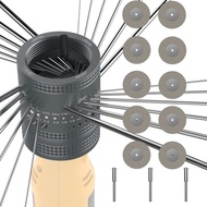 Electrode Grinding Head, TIG Welding Tool with Cutting Groove, with 6 Sizes 8 Angles