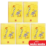 Combo 5 Vở South Star Dreaming Bear - 4 Ly Ngang 200 Trang ĐL 70g/m2 - Hồng Hà 0749 (Mẫu Màu Giao Ng