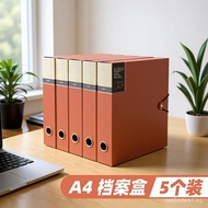 Sky color 5Individual file boxes A4Document box, plastic file folder, accounting voucher storage box