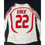 Ac Milann RETRO JERSEY 2007 2008 08 2006 06 Final Athens Athena full name Patch Longsleeve LongLS