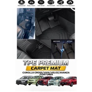 TPE PREMIUM CARPET MAT TYT COROLLA CROSS/VIOS/VELOZ/AVANZA/FORTUNER