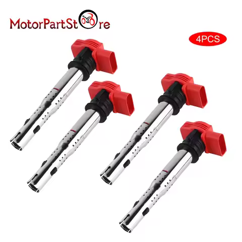 4 Pieces Ignition Coil for Audi R8 A3 A4 A5 A6 A8 TT Q3 Q5 VW Jetta Passat Golf CC 06E905115E 06E905
